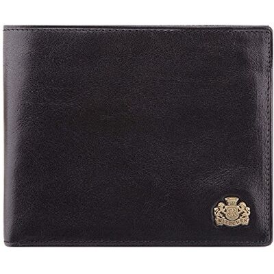 WITTCHEN plånbok av kohud Samling: Arizona gjord av högkvalitativa material elegant och klassisk Svart 9,5x12 cm WITTCHEN plånbok av kohud Samling: Arizona gjord av högkvalitativa material elegant och klassisk Svart 9,5x12 cm