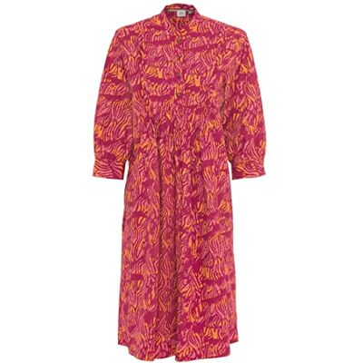 camel active Womenswear Dam avslappnad klänning, Kamouflage Piony Red, XL camel active Womenswear Dam avslappnad klänning, Kamouflage Piony Red, XL