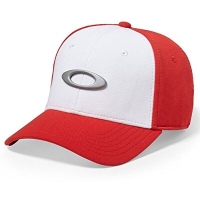 Oakley Tincan herrkeps, vit/röd, S/M Oakley Tincan herrkeps, vit/röd, S/M