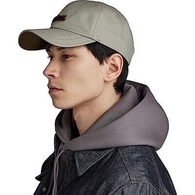 G-STAR RAW Avernus RAW konstverk basebollkeps, Grå (elephant skin D22308-D190-G106), En Storlek G-STAR RAW Avernus RAW konstverk basebollkeps, Grå (elephant skin D22308-D190-G106), En Storlek