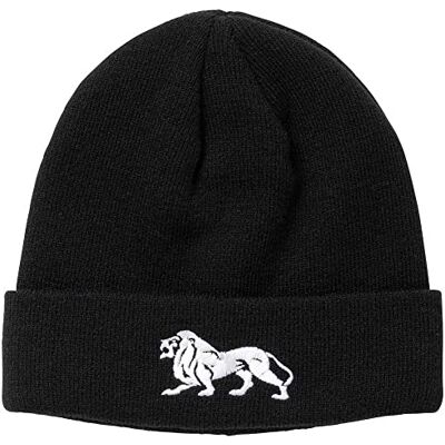 Lonsdale Unisex Ravenstown mössa, svart/vit, en storlek Lonsdale Unisex Ravenstown mössa, svart/vit, en storlek