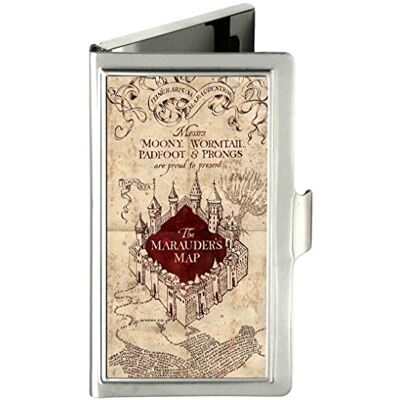 Buckle-Down Visitkortshållare för män Harry Potter-plånbok, flerfärgad, 9,4 cm x 6,3 cm Buckle-Down Visitkortshållare för män Harry Potter-plånbok, flerfärgad, 9,4 cm x 6,3 cm
