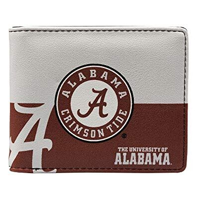 Little Earth Productions NCAA Alabama Crimson Tidvatten tvåvikt plånbok Little Earth Productions NCAA Alabama Crimson Tidvatten tvåvikt plånbok