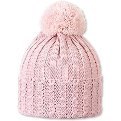 Sterntaler Flicka, stickad mössa, ribbmössa, ROSA, 55 cm Sterntaler Flicka, stickad mössa, ribbmössa, ROSA, 55 cm