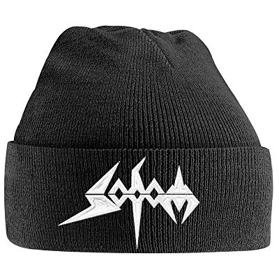 Sodom Logo Unisex Beanie Svart 100% polyakryl Sodom Logo Unisex Beanie Svart 100% polyakryl