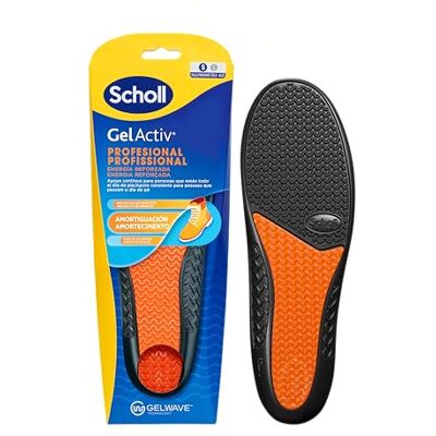Scholl GelActiv Professionella innersulor för kvinnor – för stövlar och arbetsskor – komfort hela dagen, stötdämpning och behaglig dämpning med GelWave-teknik – storlek 35,5-40,5 Scholl GelActiv Professionella innersulor för kvinnor – för stövlar och arbetsskor – komfort hela dagen, stötdämpning och behaglig dämpning med GelWave-teknik – storlek 35,5-40,5