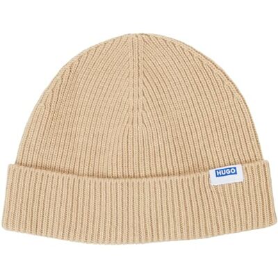 HUGO Mössa för män, Medium beige, one size HUGO Mössa för män, Medium beige, one size