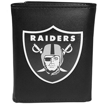 Siskiyou NFL unisex tredelad plånbok stor logotyp Svart En storlek Siskiyou NFL unisex tredelad plånbok stor logotyp Svart En storlek