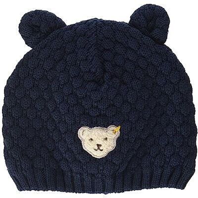 Steiff Baby flickor klassisk beanie-mössa, marinblå, 39 Steiff Baby flickor klassisk beanie-mössa, marinblå, 39