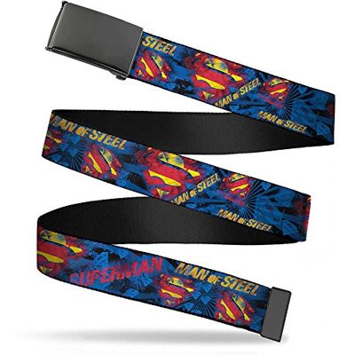 Buckle-Down Bälte spännbälte superman 3,2 cm bred passar upp till 107 cm byxstorlek, unisex vuxna män 3,2 cm bred passar upp till 107 cm byxstorlek Buckle-Down Bälte spännbälte superman 3,2 cm bred passar upp till 107 cm byxstorlek, unisex vuxna män 3,2 cm bred passar upp till 107 cm byxstorlek