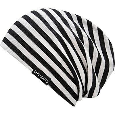 CHILLOUTS Unisex Bangkok-hatt, lång beanie, svart, En Storlek CHILLOUTS Unisex Bangkok-hatt, lång beanie, svart, En Storlek