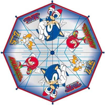 CERDÁ LIFE'S LITTLE MOMENTS CERDÁ LIFE MOMENTS Sonic the Hedgehog-paraply för barn med dynamisk design – vindbeständigt barnparaply med säkra illustrationer och barnvänlig öppning, Sonic, Standard CERDÁ LIFE'S LITTLE MOMENTS CERDÁ LIFE MOMENTS Sonic the Hedgehog-paraply för barn med dynamisk design – vindbeständigt barnparaply med säkra illustrationer och barnvänlig öppning, Sonic, Standard