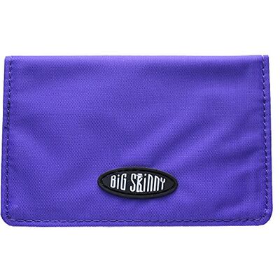 Big Skinny Stor smal korthållare ID inuti plånbok (rymmer upp till 25 kort), lila, en storlek Big Skinny Stor smal korthållare ID inuti plånbok (rymmer upp till 25 kort), lila, en storlek