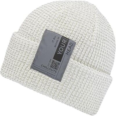 CHILLOUTS pius hat, off white reflective, En Storlek CHILLOUTS pius hat, off white reflective, En Storlek