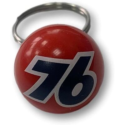 KUSTOM66 nyckelring boll 76, Röd/svart, S KUSTOM66 nyckelring boll 76, Röd/svart, S