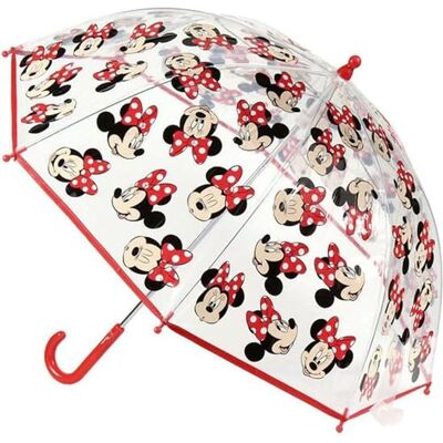 CERDÁ LIFE'S LITTLE MOMENTS Disney-paraply för barn med frost, Musse och Mimmi och Stitch – barnparaply vind- och vattenfast med färgglad design och ergonomiskt handtag, Mimmi, Standard CERDÁ LIFE'S LITTLE MOMENTS Disney-paraply för barn med frost, Musse och Mimmi och Stitch – barnparaply vind- och vattenfast med färgglad design och ergonomiskt handtag, Mimmi, Standard