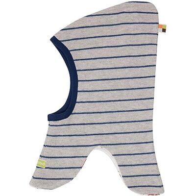 loud + proud unisex barn slip-mössa randig GOTS certifierad balaklava, SILVER, 42-44 loud + proud unisex barn slip-mössa randig GOTS certifierad balaklava, SILVER, 42-44