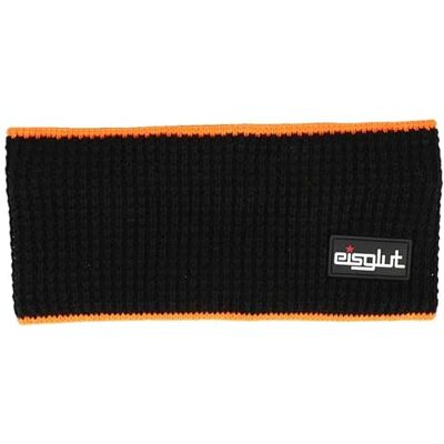 Eisglut barnpannband Fraserkids Made in Germany, Svart/neonorange, one size Eisglut barnpannband Fraserkids Made in Germany, Svart/neonorange, one size