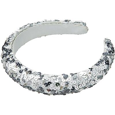 Maya Deluxe Dam Embellished pannband för kvinnor vuxna Sequin Alice Band Bridal Hair Accessories Bridesmaid Evening Formal Pannband, Silver, One Size, SILVER, En Storlek Maya Deluxe Dam Embellished pannband för kvinnor vuxna Sequin Alice Band Bridal Hair Accessories Bridesmaid Evening Formal Pannband, Silver, One Size, SILVER, En Storlek