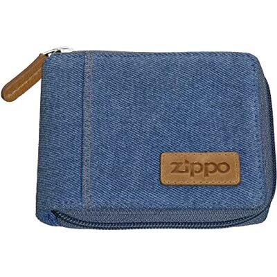 Zippo -plånbok – Denim – Blå – Plånbok för dam och herr– Portmonnä för kort och sedlar Zippo -plånbok – Denim – Blå – Plånbok för dam och herr– Portmonnä för kort och sedlar