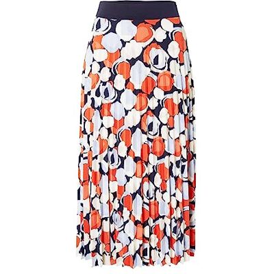 TOM TAILOR Damer Midi kjol 1035238, 31116 Navy Flower Design, 46 TOM TAILOR Damer Midi kjol 1035238, 31116 Navy Flower Design, 46