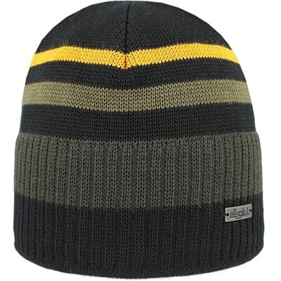 Eisglut Isglut stickad mössa Stagea Merino tillverkad i Tyskland, svart, One size Eisglut Isglut stickad mössa Stagea Merino tillverkad i Tyskland, svart, One size