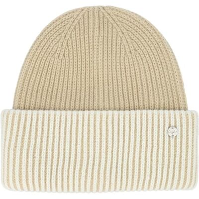 Eisglut Isglut stickad mössa med kuvert, lottildesignad i Tyskland, Beige, One size Eisglut Isglut stickad mössa med kuvert, lottildesignad i Tyskland, Beige, One size