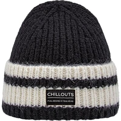 CHILLOUTS Cooper hatt, Svart/vit, En Storlek CHILLOUTS Cooper hatt, Svart/vit, En Storlek
