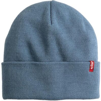 Levi's Slouchy Red Tab Beanie Mössa Unisex Vuxen (1 Pack), blå horisont, one size Levi's Slouchy Red Tab Beanie Mössa Unisex Vuxen (1 Pack), blå horisont, one size
