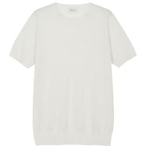 Diana Studio Rakad T-shirt i 100% linne, kortärmad tröja, herr, avslappnad passform, Vit, L Diana Studio Rakad T-shirt i 100% linne, kortärmad tröja, herr, avslappnad passform, Vit, L