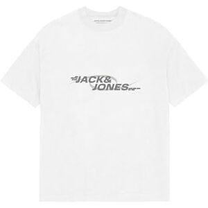 JACK & JONES Jcotarmac Print Tee Ss Crew Neck Fst, Ljus vit, L JACK & JONES Jcotarmac Print Tee Ss Crew Neck Fst, Ljus vit, L