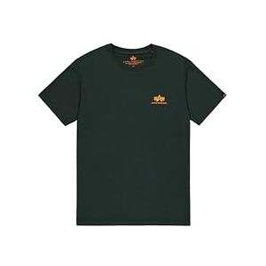 Alpha Industries Basic T Small Logo för män, Dark Petrol, L Alpha Industries Basic T Small Logo för män, Dark Petrol, L
