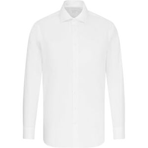 Seidensticker Herr herr business hemd formad passform formell skjorta, Vit (Weiß 01), 34 SE Seidensticker Herr herr business hemd formad passform formell skjorta, Vit (Weiß 01), 34 SE