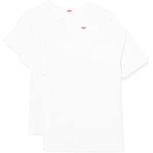 Levi's T-shirt för män (förpackning med 2), Vitt, XXL Levi's T-shirt för män (förpackning med 2), Vitt, XXL