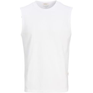 JACK & JONES herr Jorhydra ärmlös textur Tee, Ljus vit, M JACK & JONES herr Jorhydra ärmlös textur Tee, Ljus vit, M