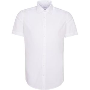 Seidensticker Silkesdekal herr affärströja – slim fit – strykfri – Kent krage – långärmad – 100% bomull, Vit (676521), 39 Seidensticker Silkesdekal herr affärströja – slim fit – strykfri – Kent krage – långärmad – 100% bomull, Vit (676521), 39