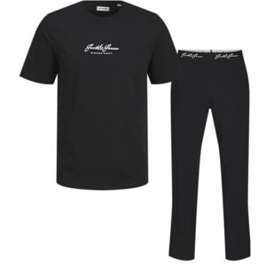 JACK & JONES Jacclyde Ss Tee and Pants Giftbox, svart, L JACK & JONES Jacclyde Ss Tee and Pants Giftbox, svart, L