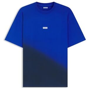 HUGO T-shirt för män, Öppen blå 493, L HUGO T-shirt för män, Öppen blå 493, L