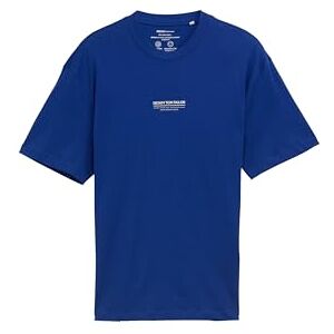 TOM TAILOR Denim herr avslappnad passform T-shirt med tryck, 10833 – sodalite blå, XXL TOM TAILOR Denim herr avslappnad passform T-shirt med tryck, 10833 – sodalite blå, XXL
