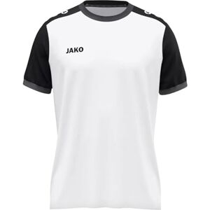 Jako Dynamic vit - Kontrastdetaljer på kragen och ärmavslutningen Jako Dynamic vit - Kontrastdetaljer på kragen och ärmavslutningen