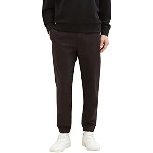 TOM TAILOR Denim herr Tapered Fit Chino byxor, 29999-svart, L TOM TAILOR Denim herr Tapered Fit Chino byxor, 29999-svart, L