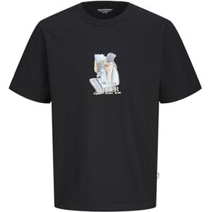 JACK & JONES JACK&JONES Jorbrooklyn Graphic Tee Ss C.N, svart, L JACK & JONES JACK&JONES Jorbrooklyn Graphic Tee Ss C.N, svart, L