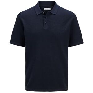 JACK & JONES Jjegeorge Knit Polo Ss Pls – plus size, marinblå blazer, 3XL JACK & JONES Jjegeorge Knit Polo Ss Pls – plus size, marinblå blazer, 3XL