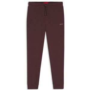HUGO Herr Austin byxor bomullsblandning pyjamasbyxor med logotypbroderi, Open Brown 249, L HUGO Herr Austin byxor bomullsblandning pyjamasbyxor med logotypbroderi, Open Brown 249, L