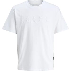 JACK & JONES Jcopacer Print Tee Ss Crew Neck, Ljus vit, L JACK & JONES Jcopacer Print Tee Ss Crew Neck, Ljus vit, L