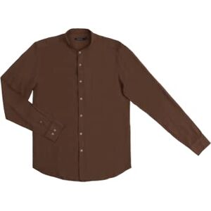 Gianni Lupo GL7676S-S23 skjorta, brun, XL man, brun, Brun Gianni Lupo GL7676S-S23 skjorta, brun, XL man, brun, Brun