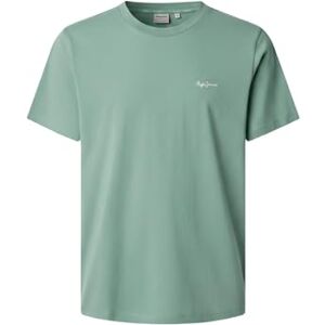 Pepe Jeans herr kontrast Connor t-shirt, grön (skogsgrön), S Pepe Jeans herr kontrast Connor t-shirt, grön (skogsgrön), S