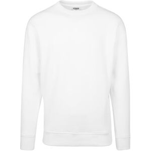 Urban Classics Sweatshirt för män, tröja med breda ribbade muddar för män i många färger, storlekar XS – 5XL, Vit, 3XL Urban Classics Sweatshirt för män, tröja med breda ribbade muddar för män i många färger, storlekar XS – 5XL, Vit, 3XL