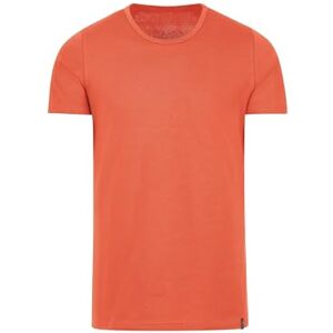 Trigema T-shirt i bomull/elastan, Persika, S Trigema T-shirt i bomull/elastan, Persika, S
