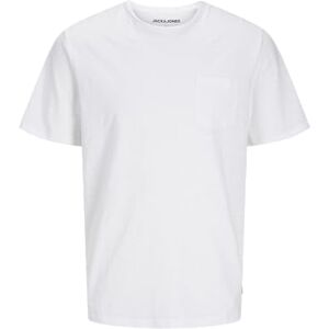 JACK & JONES Jjjake Tampa Pocket Tee Ss Crew Neck, Vit, S JACK & JONES Jjjake Tampa Pocket Tee Ss Crew Neck, Vit, S